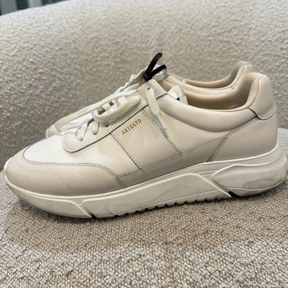AXEL ARIGATO White & Gray Genesis Vintage Runner Sneakers main image 7
